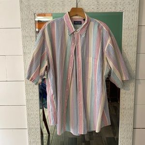 Land’s End Seersucker Button Up Shirt